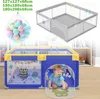 XINZI Baby Laufgitter Laufstall Schutzgitter 127x127 cm Produktbild-Vorschau 1