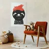 Posterpapier Poster - Crazy Sloth 60x90 cm Für Kinder Produktbild-Vorschau 2
