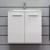 trendteam Bad Waschbeckenunterschrank Riva Rauchsilber Produktbild-Vorschau 6