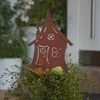 UNUS Deko Gartendeko Gartenstecker in Rost Haus, Hexe und Produktbild-Vorschau 5