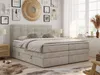 Boxspringbett mit Kopfteil und Topper, Polsterbett - Produktbild-Vorschau 1