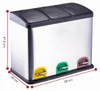 Dirt Devil Tretmülleimer 3 x 15L - Mülltrennsystem mit 3 Produktbild-Vorschau 6