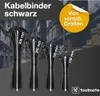 500x Kabelbinder schwarz Set kurz lang reißfest UV Produktbild-Vorschau 4