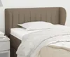 The Living Store Kopfteil mit Ohren Taupe 83x23x78/88 cm Produktbild-Vorschau 1