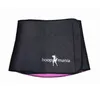 A black waist trainer with pink lining, featuring a white logo. Produktbild-Vorschau