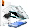 A product shot showing a phone screen protector and its installation tool, with packaging in the background. Náhľad obrázku produktu