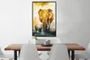 MuchoWow® MuchoWow® Gerahmtes Poster Elefant - Kind - Produktbild-Vorschau 2