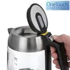 Wasserkocher 1,7L (2200W) aus Glas und Edelstahl, Produktbild-Vorschau 4