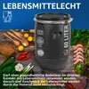 plasteo® 60 Liter Weithalsfass schwarz mit Deckel und Produktbild-Vorschau 4