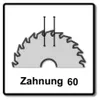 Makita B-67234 Efficut Sägeblatt 260x30 mm 60 Zähne Produktbild-Vorschau 5