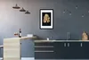 MuchoWow® MuchoWow® Gerahmtes Poster Gold - Schwarz - Blatt Produktbild-Vorschau 2