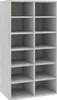 vidaXL Stojan na topánky betónový sivý 54x34x100,5 cm Náhľad obrázku produktu 1