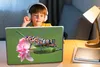 MuchoWow® Laptop Aufkleber Sticker Cover Grashüpfer - Blume Produktbild-Vorschau 3