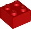 A single red Lego brick on a white background. Anteprima dell’immagine prodotto