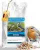 A bag of birdseed with a robin and two blue tits on the packaging, and a pile of sunflower seeds in the foreground. Produktbild-Vorschau