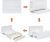 Schrankbett mit Schubladen und Lattenrost (140x200 cm) Produktbild-Vorschau 4