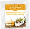 A package of microbial rennet for cheese making, with a picture of cheese on a wooden board. Podgląd zdjęcia produktu
