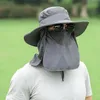 Klobúk proti slnku s UV ochranou, široký okraj, nylon, Náhľad obrázku produktu 6