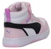 Puma Rebound V6 MID AC+ PS Sneaker, White Black-Pearl Pink, Produktbild-Vorschau 9