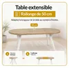 AlpiMeble Table a Manger Extensible - Table Ronde Voir les images du produit 3