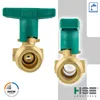 UNIWATER Trinkwasser-Kugelhahn mit ISO-T-Griff beids. Produktbild-Vorschau 4