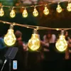 Salcar 5M LED Lichterkette Außen Solar & USB  10 Glühbirne Produktbild-Vorschau 1