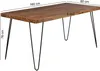 FineBuy Massiver Esstisch 160 cm HARLEM Sheesham Massiv Produktbild-Vorschau 3