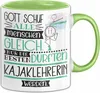 Kajaklehrerin Geschenk Becher Tasse Gott Schuf Alle Produktbild-Vorschau 1