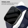 Strap-it Redmi Watch 3 Silikon Armband (Dunkelblau) Produktbild-Vorschau 2