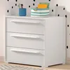 VIPACK - SAM Kommode mit 3 Schubladen, Ausf. Weiß Melamin Produktbild-Vorschau 5