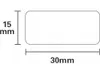 Niimbot štítky RP 15x30mm 210ks White pro D11 a D110 Anteprima dell’immagine prodotto 8