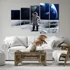 Bild auf Leinwand - Leinwandbild - Astronaut Mond Erde Raum Produktbild-Vorschau 6