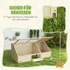 PawHut Schildkrötenhaus aus Holz, Schildkrötengehege mit Produktbild-Vorschau 4