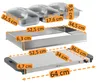 Mahlzeit 2-in-1 buffetwarmer, 300 watt, 220-240 V, Productafbeelding-voorbeeld 4