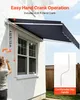 VEVOR Tenda da Sole Retrattile Manuale 300 x 250 cm uso Anteprima dell’immagine prodotto 7