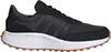 A side view of a black Adidas sneaker with a white sole and brown outsole. Podgląd zdjęcia produktu