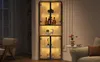 Glasvitrine - 62x32x160 cm Eiche - integrierte LED & Produktbild-Vorschau 18