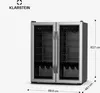 Klarstein Vinamour Weinkühlschrank 2 Zonen - 36 Flaschen, Produktbild-Vorschau 7