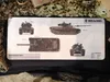 A blueprint-style diagram of a tank, likely a mousepad, with the World of Tanks logo. Náhled obrázku produktu