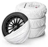HASKYY 4 tlg. Reifentaschen Milky White 110x110cm Produktbild-Vorschau 1