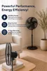 Opviq, Kumtel KTF-345, Standventilator, Schwarz,100% ABS, Produktbild-Vorschau 6