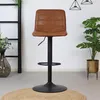 Lex E, Hocker, Gestell schwarz, Bezug cognac Produktbild-Vorschau 12