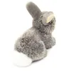 Teddy Hermann Hase 18 cm sitzend grau Kuscheltier Produktbild-Vorschau 2