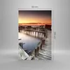 Bilder auf glas - Einteilig - Brücke Boot Meer - 80x120cm - Produktbild-Vorschau 3