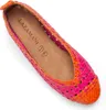 Lazamani Brisa Damen Leder-Ballerinas Fuxia Größe 38 Produktbild-Vorschau 3