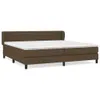 Maison Exclusive - Boxspringbett mit Matratze Dunkelbraun Produktbild-Vorschau 2