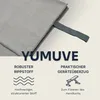 YUMUVE Fitnesshandtuch 125x50 cm | Geräteüberzug | Hellgrau Produktbild-Vorschau 3