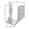 Alberts Balkenschuhe Edelstahl Typ A 80 x 120 mm 1 Stück Produktbild-Vorschau 2