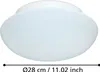 EGLO Deckenlampe Ella, Ø 28 cm, Deckenleuchte aus Stahl und Produktbild-Vorschau 5