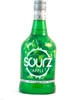 A bottle of Sourz Apple liqueur against a white background. Produktbild-Vorschau